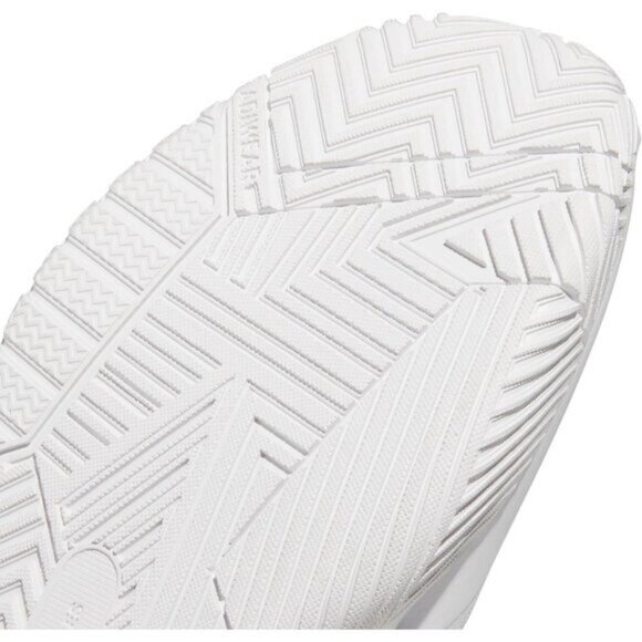 🆕Adidas Men White/Silver Metallic/Grey Lightweight MESH Own Basketball Shoes - Picture 10 of 11